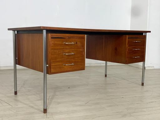 Deens teak bureau bureau vintage