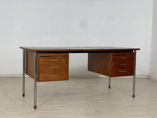 Deens teak bureau bureau vintage