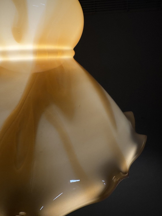 Image 1 of Vintage Gevlamde Hanglamp Herda