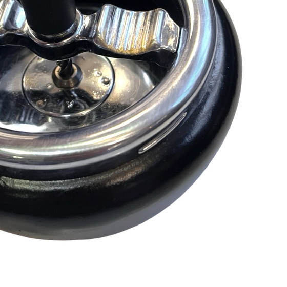 Image 1 of Originele draaiende roulette asbak Erhard & Söhne, Duitsland 1930S.