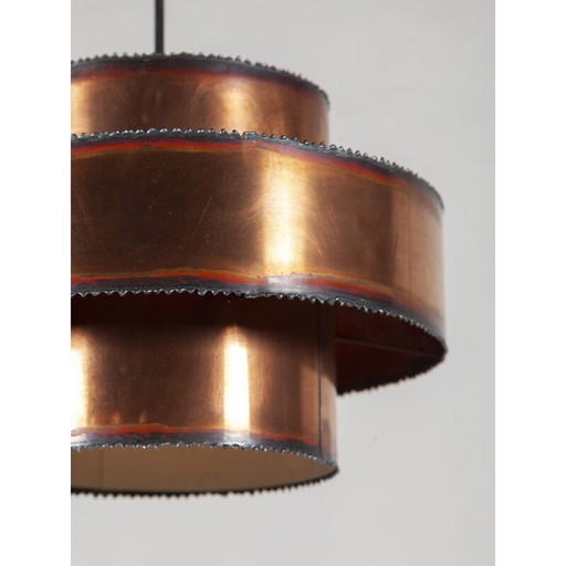 Vintage messing hanglamp van Svend Aage Holm Sørensen voor Holm Sørensen en Co, Denemarken 1960