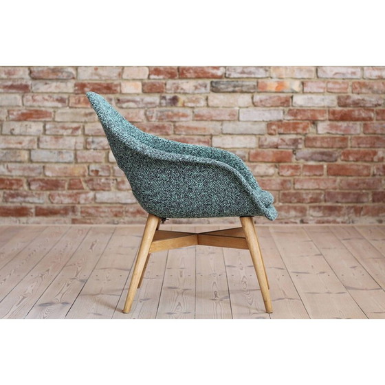 Image 1 of Paar vintage houten fauteuils van Miroslav Navrátil, Tsjecho-Slowakije 1950