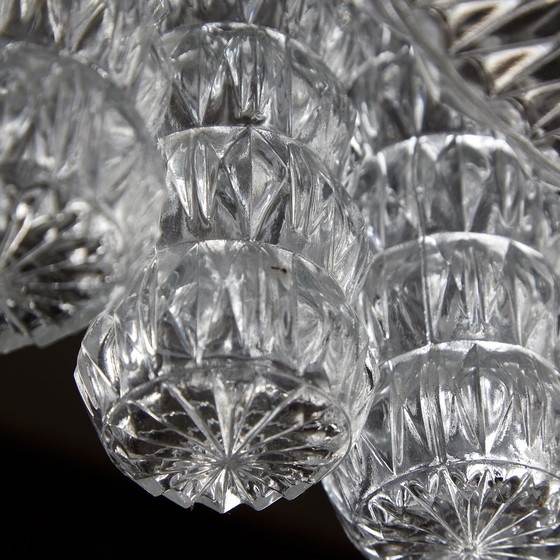 Image 1 of Glas en Chroom Kroonluchter