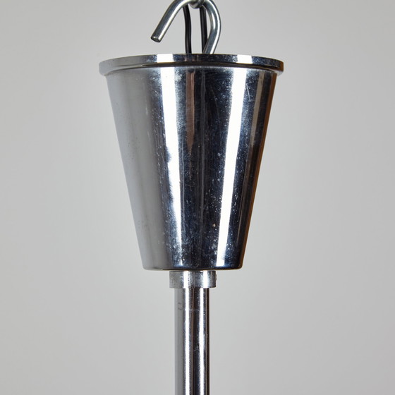 Image 1 of Glas en Chroom Kroonluchter