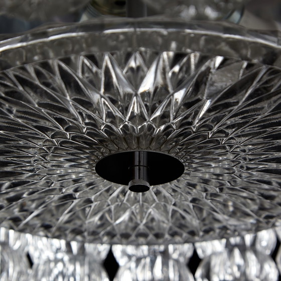 Image 1 of Glas en Chroom Kroonluchter