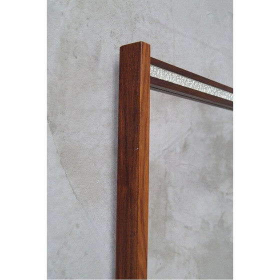 Image 1 of Scandinavische vintage spiegel in rozenhout, Zweden 1960