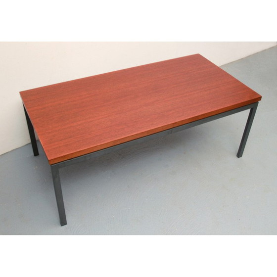 Image 1 of Vintage salontafel in teak en metaal, jaren 1960