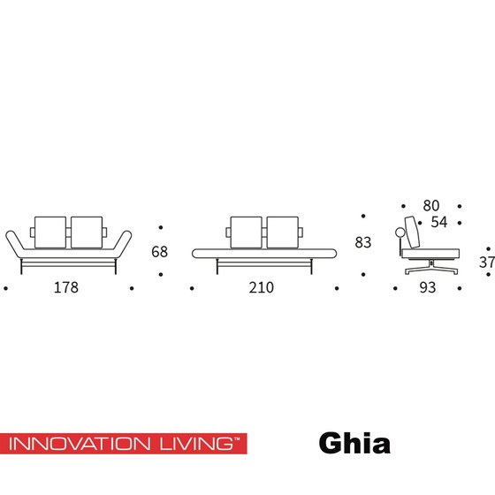 Image 1 of Innovation Ghia bank/slaapbank