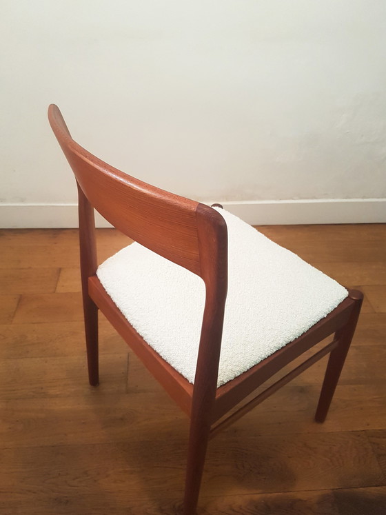 Image 1 of 4x Henry Kjaernulf eetkamerstoelen voor Korup Stolefabrik, 1960