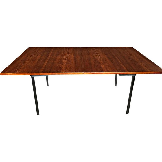 Image 1 of Vintage uitschuifbare eettafel in teak van Hans Wegner voor Andreas Tuck