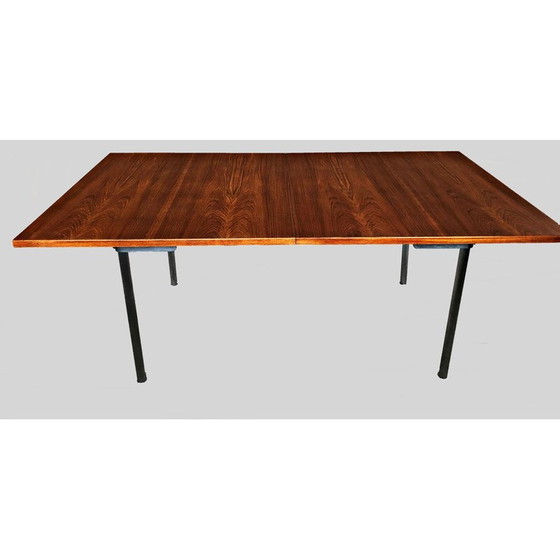 Image 1 of Vintage uitschuifbare eettafel in teak van Hans Wegner voor Andreas Tuck