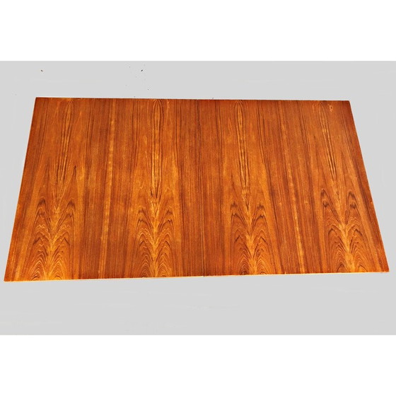 Image 1 of Vintage uitschuifbare eettafel in teak van Hans Wegner voor Andreas Tuck