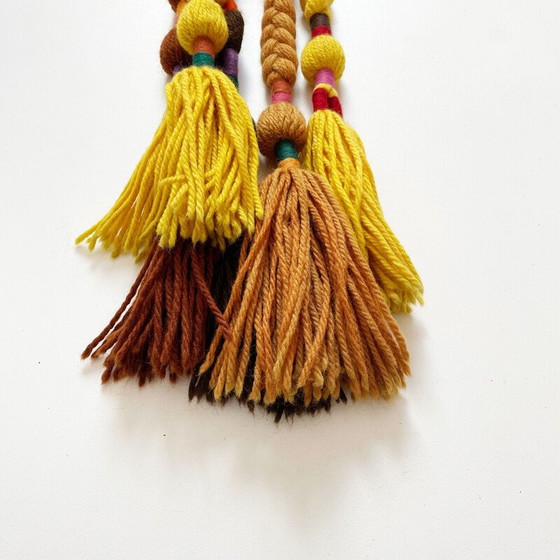 Image 1 of Vintage katoenen wollen wandkleed van Ewald Kröner voor Schloss Hackhausen, Duitsland 1970