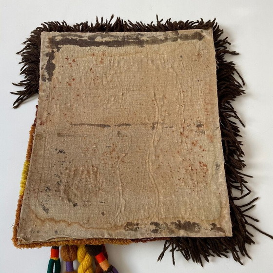 Image 1 of Vintage katoenen wollen wandkleed van Ewald Kröner voor Schloss Hackhausen, Duitsland 1970