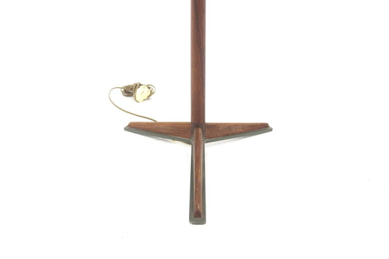 Image 1 of  Scandinavische vloerlamp van teakhout en metaal, Zweden, 1960