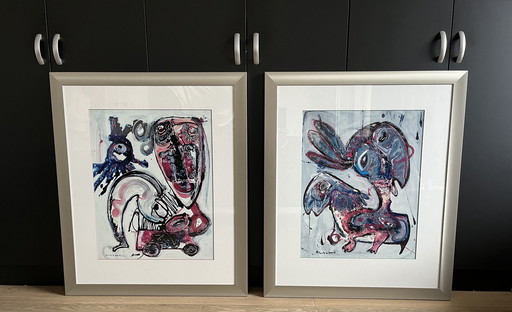 2X Giclée Jan Te Wierik 