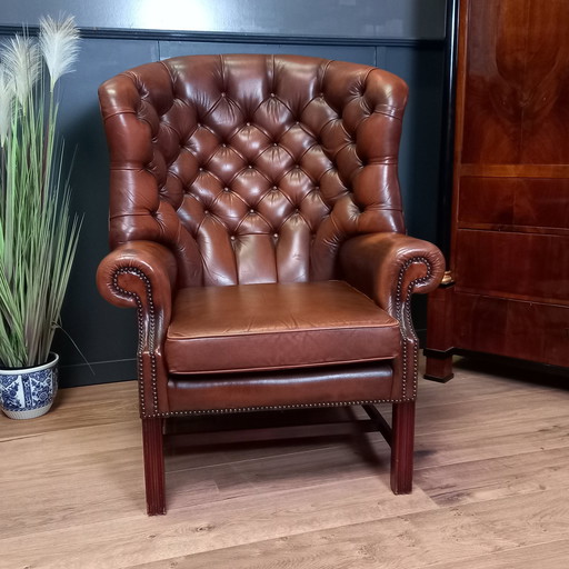 Chesterfield Barrelback Fauteuil