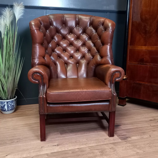 Chesterfield Barrelback Fauteuil