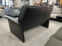 Pelle Divani 2 Zits bank & Fauteuil zwart leer 