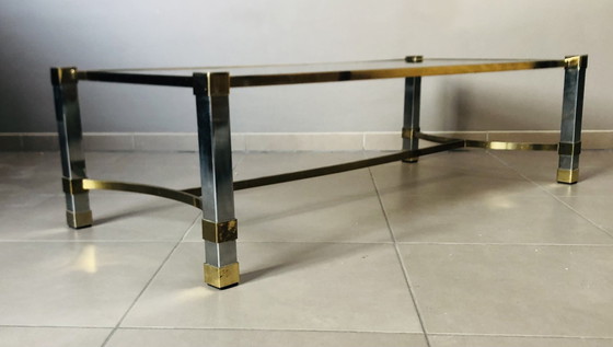 Image 1 of Hollywood Regency Vintage Verchroomde Salontafel