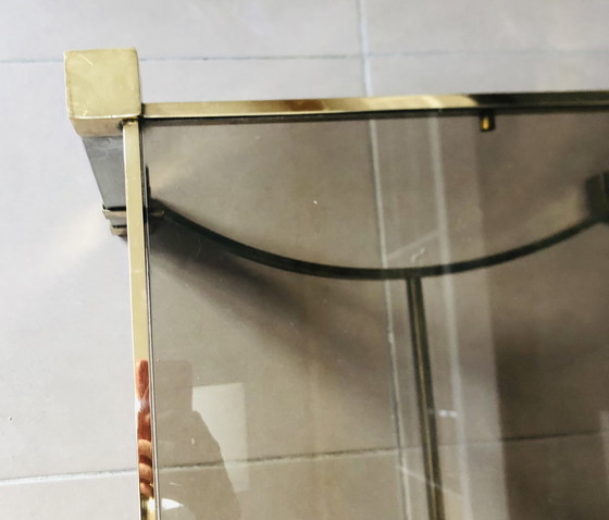 Image 1 of Hollywood Regency Vintage Verchroomde Salontafel