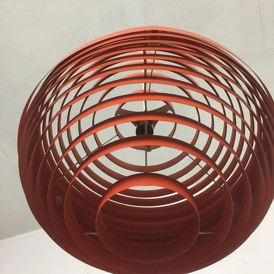 Image 1 of Oostenrijkse hanglamp met 21 ringen van Vest Oostenrijk - 1960