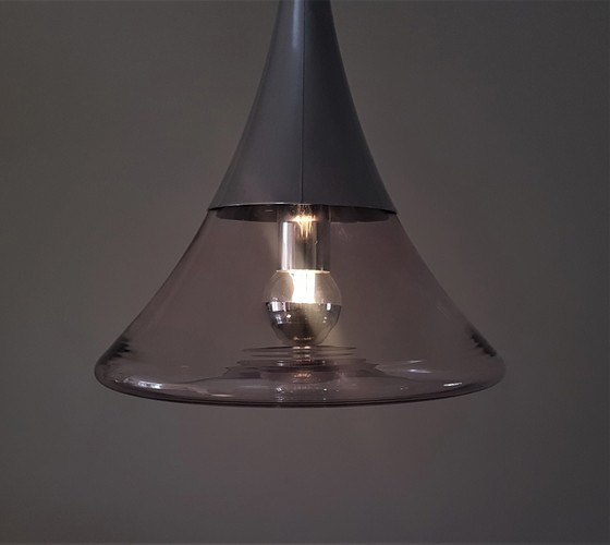 Image 1 of Space Age hanglamp Glashutte Limburg 1960