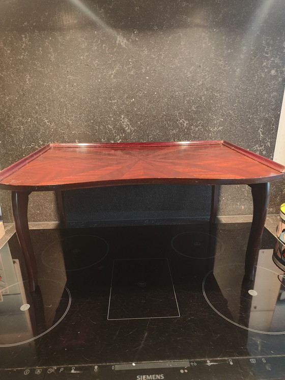 Image 1 of Opklapbare Antieke Lage Palissander Tafel