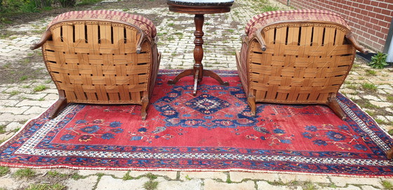 Image 1 of Lodewijk Barok Fauteuils Met Voetenbankje 