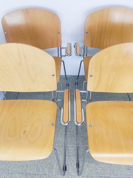 Image 1 of 6x Vintage eetkamerstoel