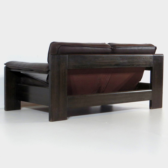 Image 1 of Vintage leren design bank van Harry de Groot, Leolux