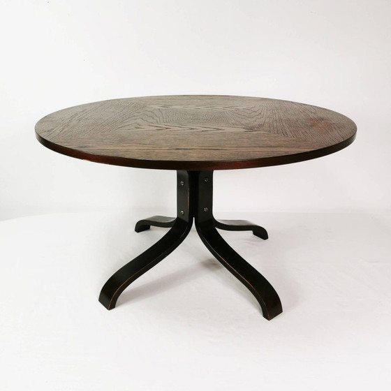 Image 1 of Vintage beukenhouten salontafel, Denemarken 1970