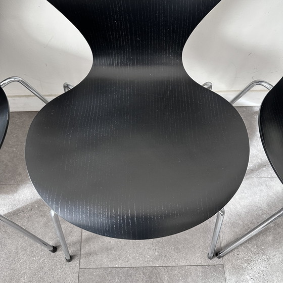 Image 1 of 3x Fritz Hansen Arne Jacobsen Vlinderstoel