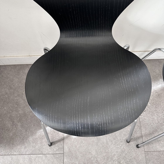 Image 1 of 3x Fritz Hansen Arne Jacobsen Vlinderstoel