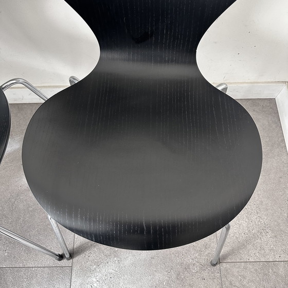 Image 1 of 3x Fritz Hansen Arne Jacobsen Vlinderstoel