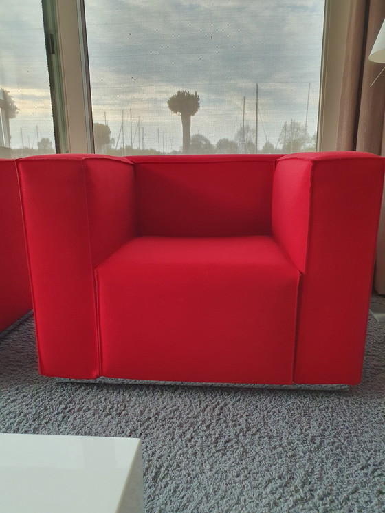 Image 1 of 2x Cassina Blox fauteuils