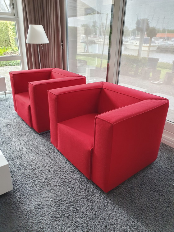 Image 1 of 2x Cassina Blox fauteuils