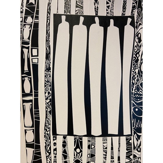 Image 1 of Vintage schilderij "De reuzen" van Alain Carpentier