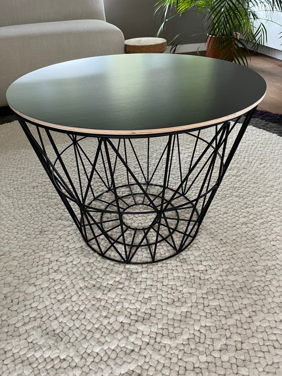 Image 1 of Ferm Living Top Wire Basket Zwart