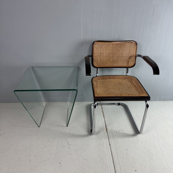 Image 1 of Postmoderne Glazen Salon-/Bijtafel, Jaren 1980