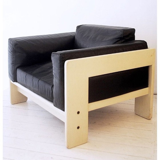 Image 1 of Paar vintage Bastiano fauteuils van Tobia Scarpa voor Gavina 1960