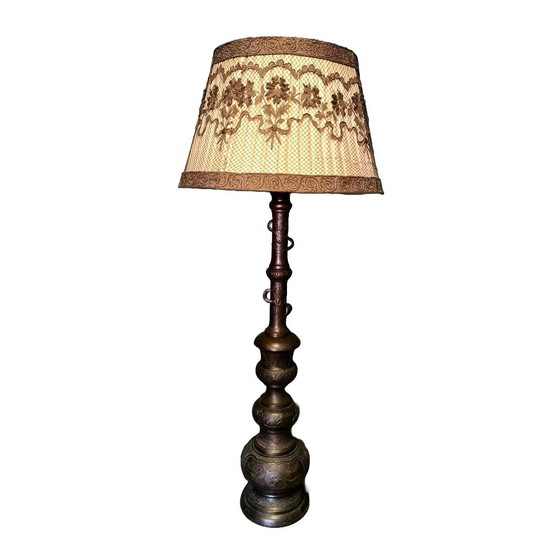 Image 1 of Antiek Bronzen Vloerlamp