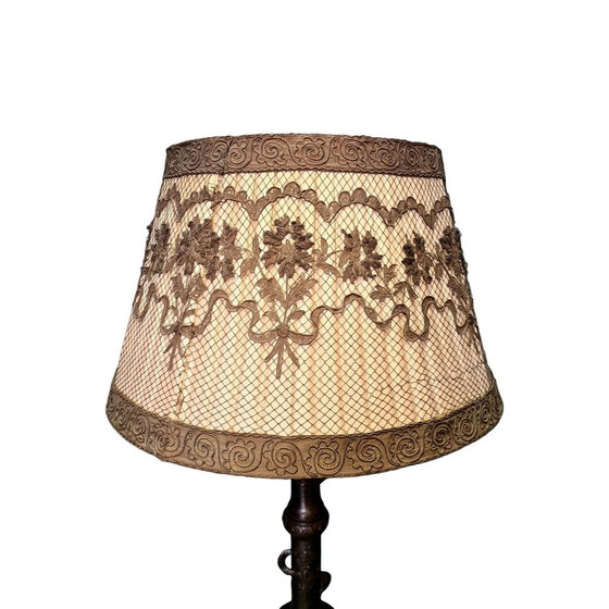 Image 1 of Antiek Bronzen Vloerlamp