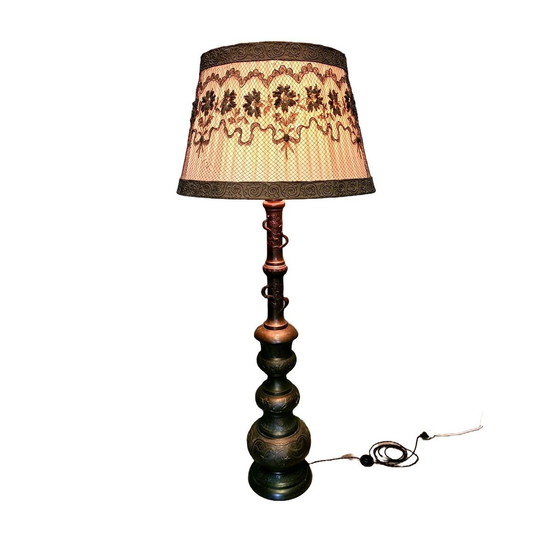 Image 1 of Antiek Bronzen Vloerlamp