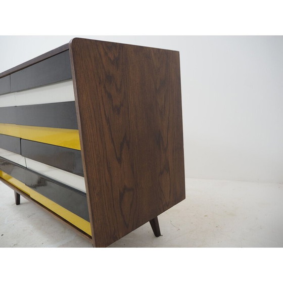 Image 1 of Vintage dressoir in hout en gelakt door Jiri Jiroutek, Tsjecho-Slowakije 1960