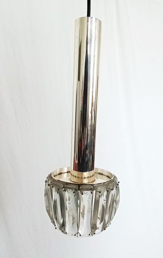 Image 1 of Vintage kristallen hanglamp