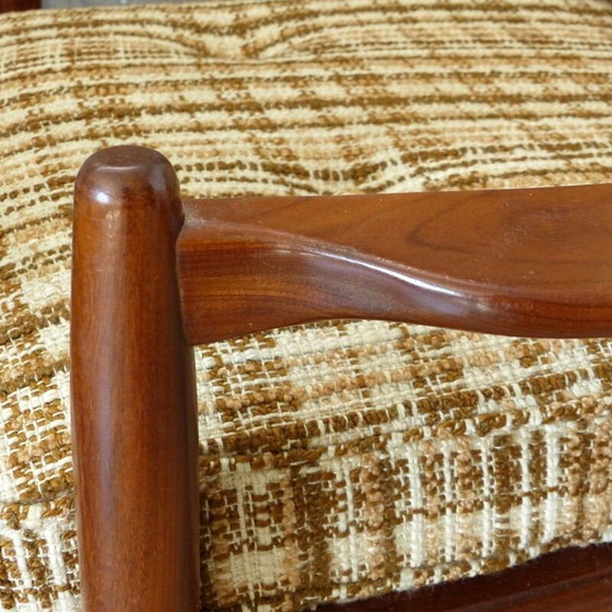 Image 1 of Paar vintage teakhouten fauteuils, Scandinavisch 1950