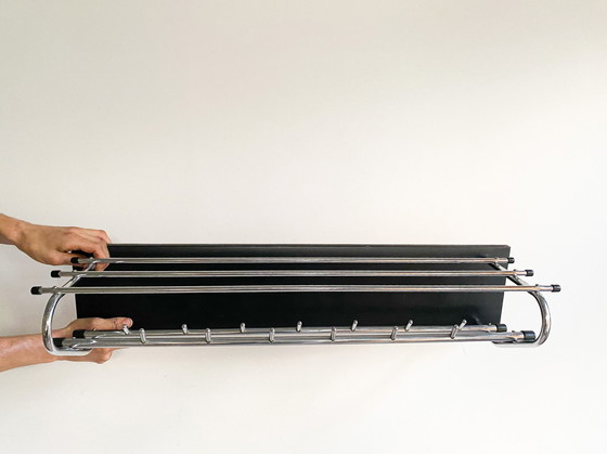 Image 1 of Vintage chromen wandkapstok