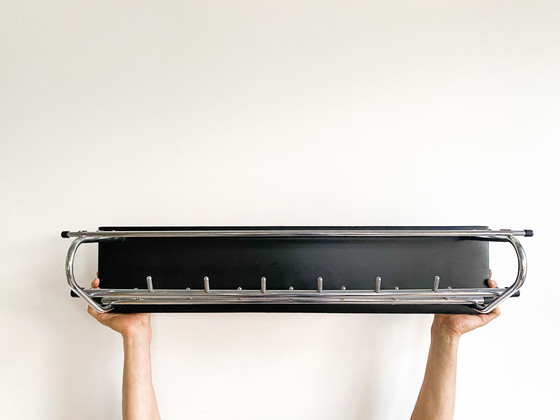 Image 1 of Vintage chromen wandkapstok