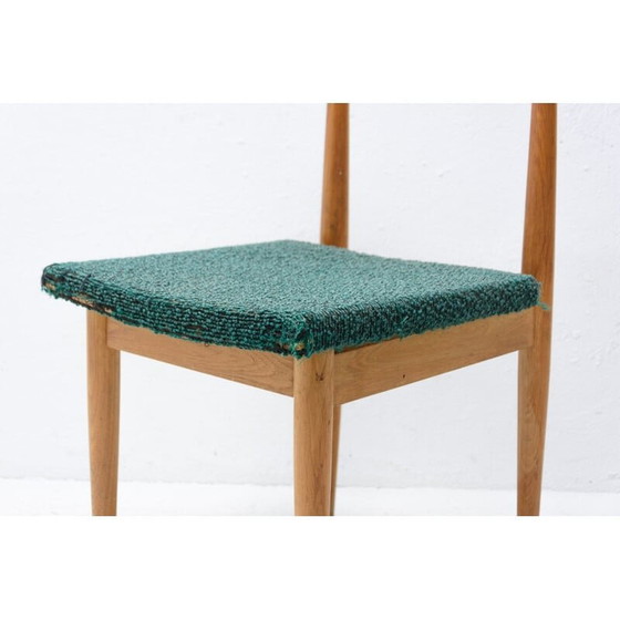 Image 1 of Set van 3 vintage beukenhouten stoelen van Jitona, Tsjecho-Slowakije 1970